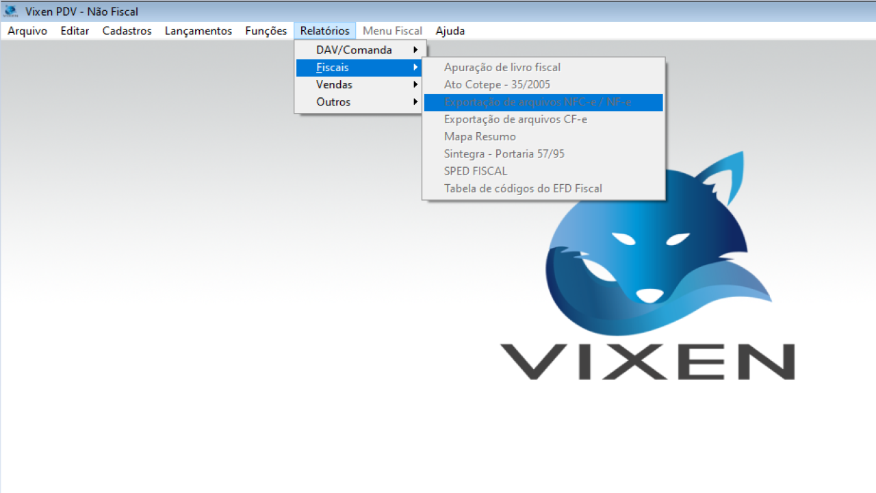 exportação de arquivos ncf-e vixen.png